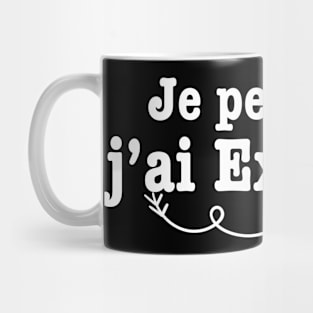 Je peux pas j’ai Examens Mug